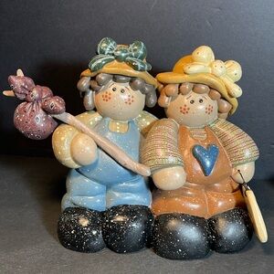 Henton Resin Hobo Figurine To the Ends of the Earth Forever Friends Retired T55